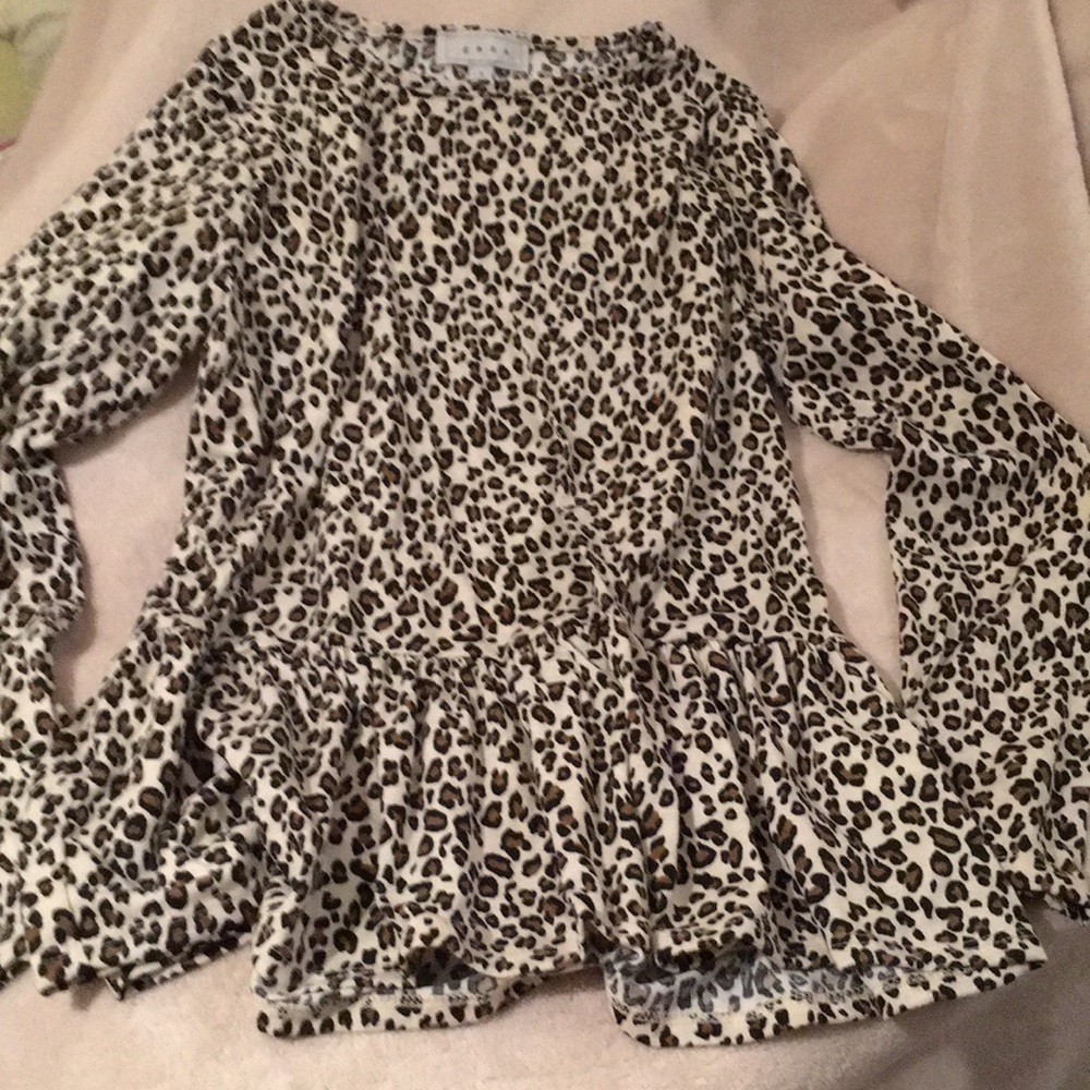 Leopard Pattern Top by Gaze NWT size small